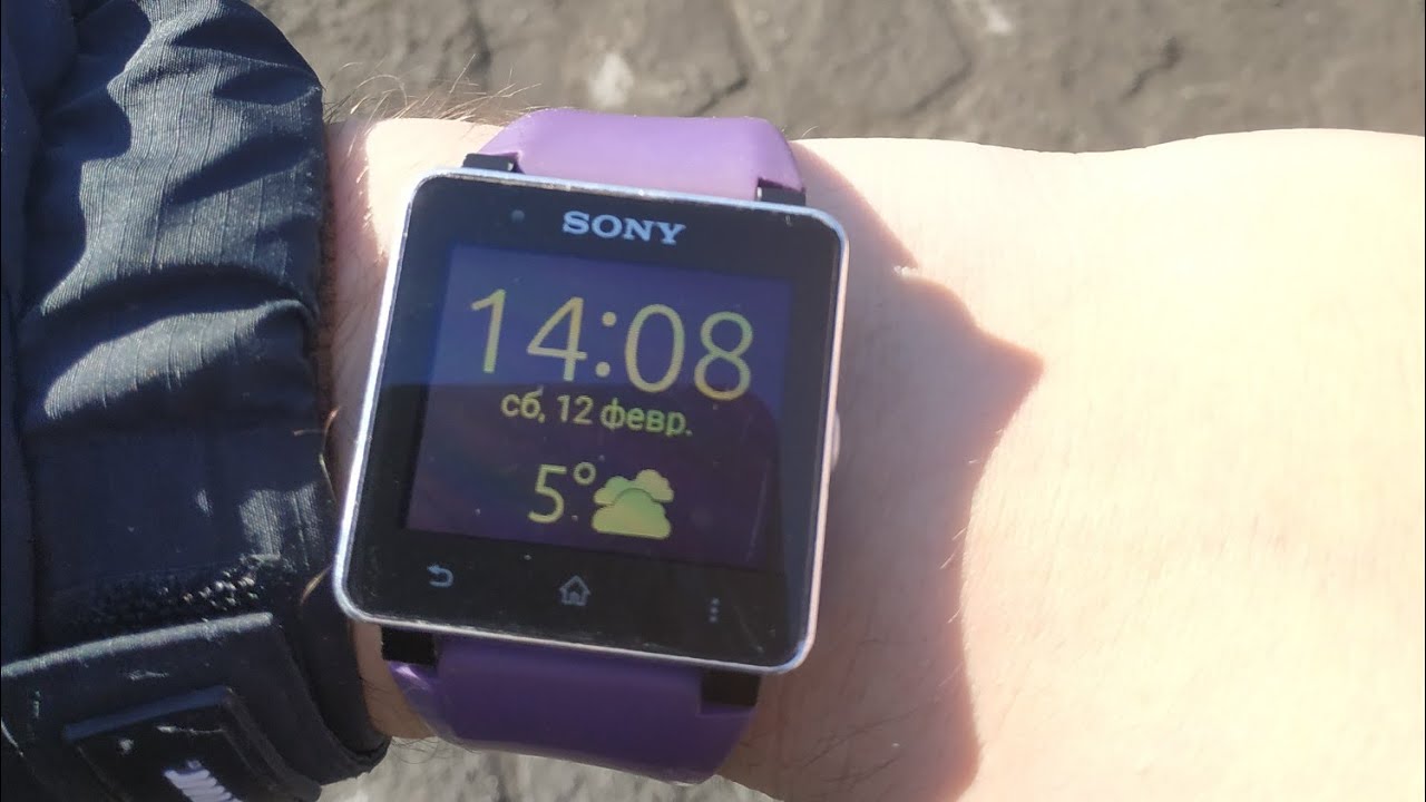 Простые, в меру умные часы Sony SmartWatch 2