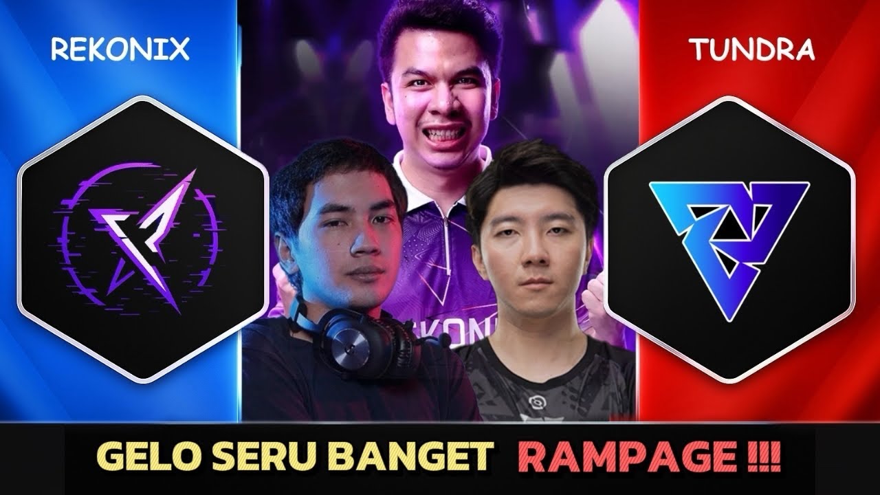 INVOKER PICK 72 MENIT MATCH GELO SAMPE RAMPAGE WANJER - REKONIX VS TUNDRA BS 6 GROUP STAGE DOTA 2