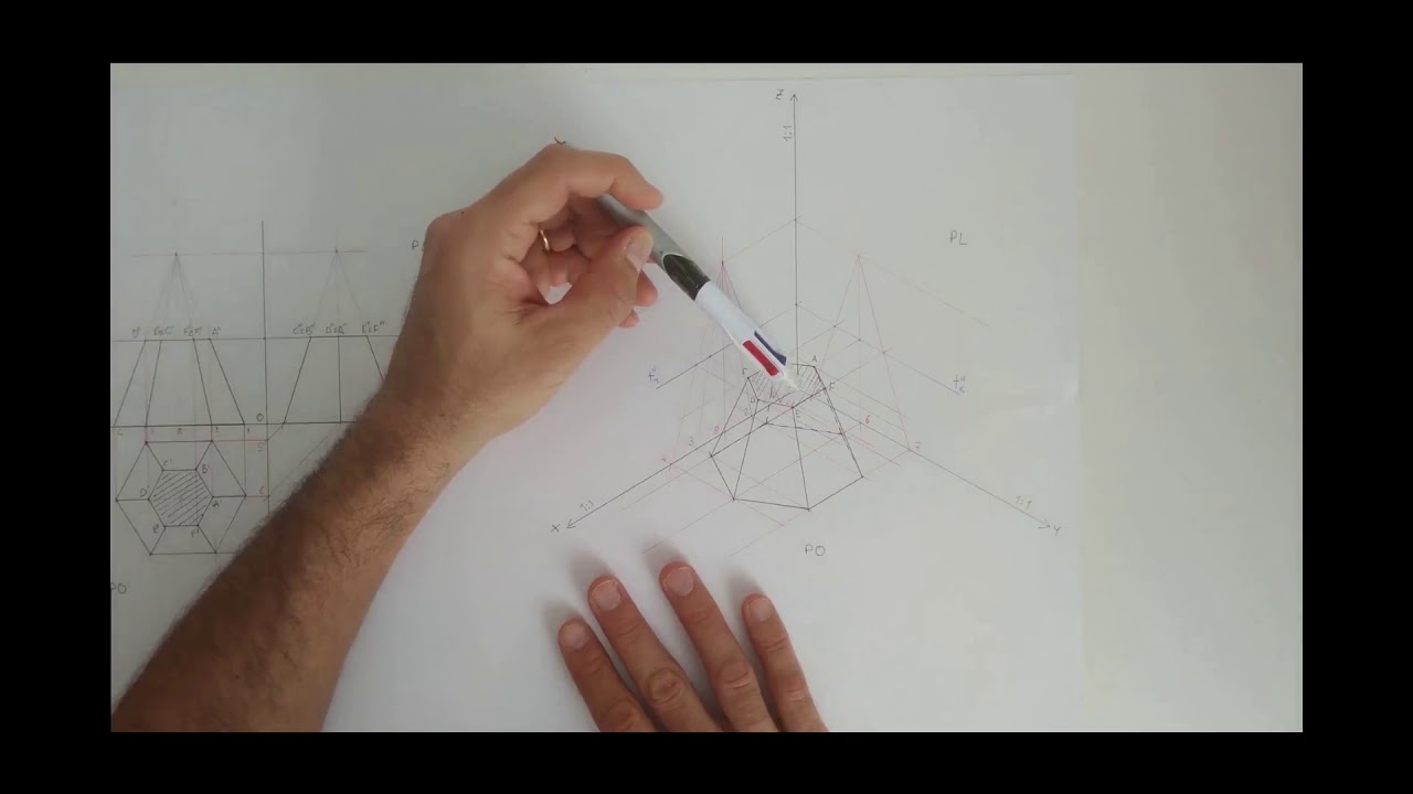 Assonometria Isometrica Tronco di Piramide riepilogo
