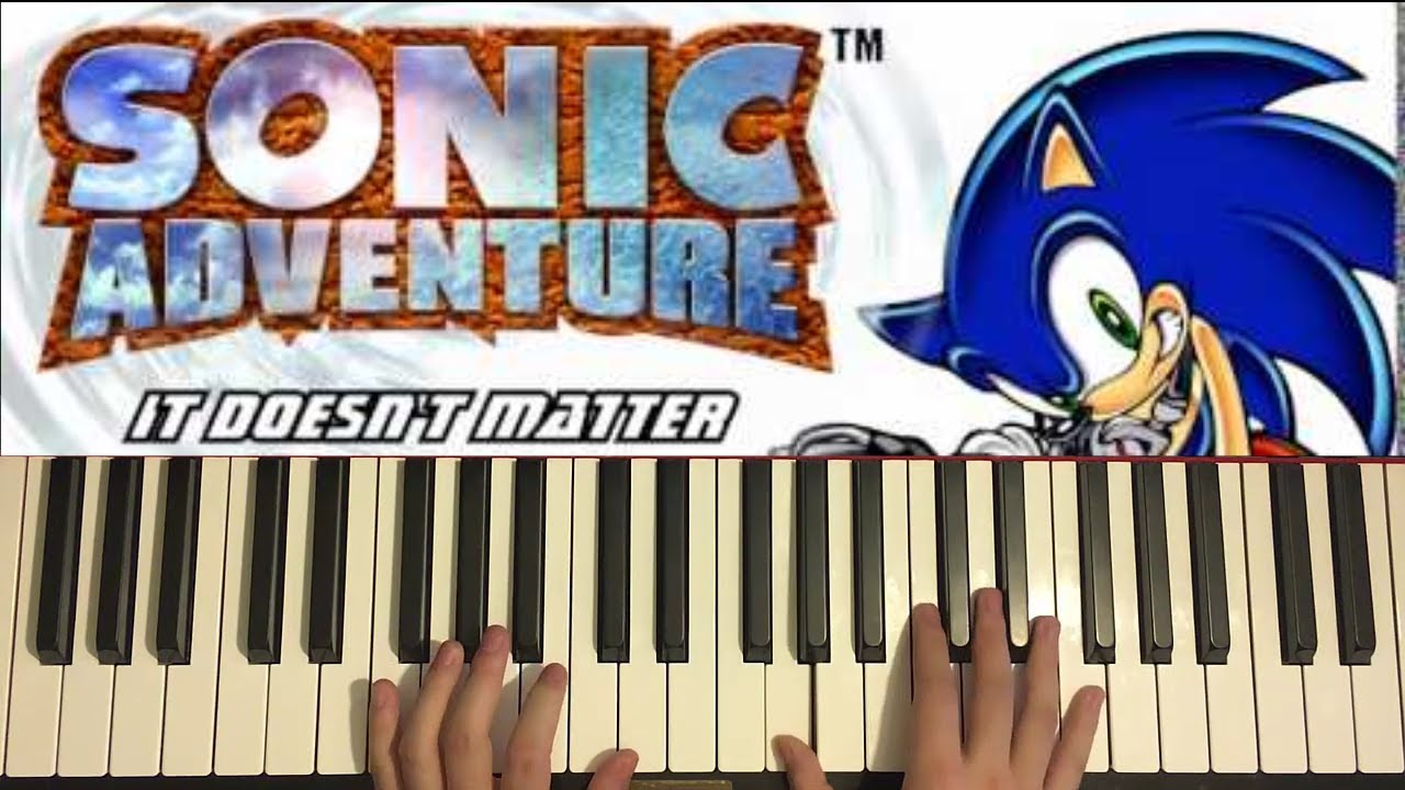 Sonic Adventure - It Doesn't Matter (Piano Tutorial Lesson)