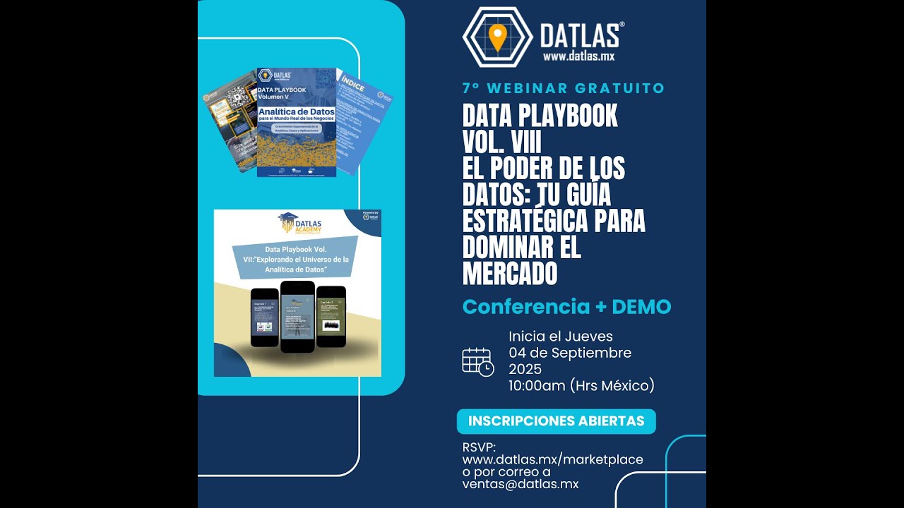 07° Webinar: Data Playbook Vol. 8 El Poder de los Datos: Tu Guía Estratégica para Dominar el Mercado