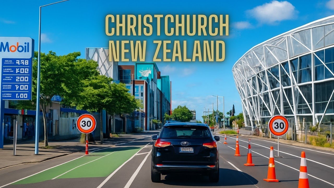 Christchurch City Drive Tour | New Zealand #christchurch #drivetour #newzealandtravel