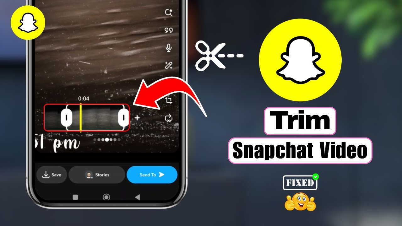 Как обрезать видео в Snapchat 2025