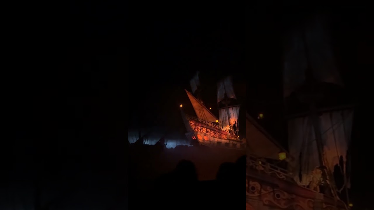 Pirate of the Caribbean 🏴‍☠️⚔️🗡️☠️  #rawvideo #TokyoDisneyland