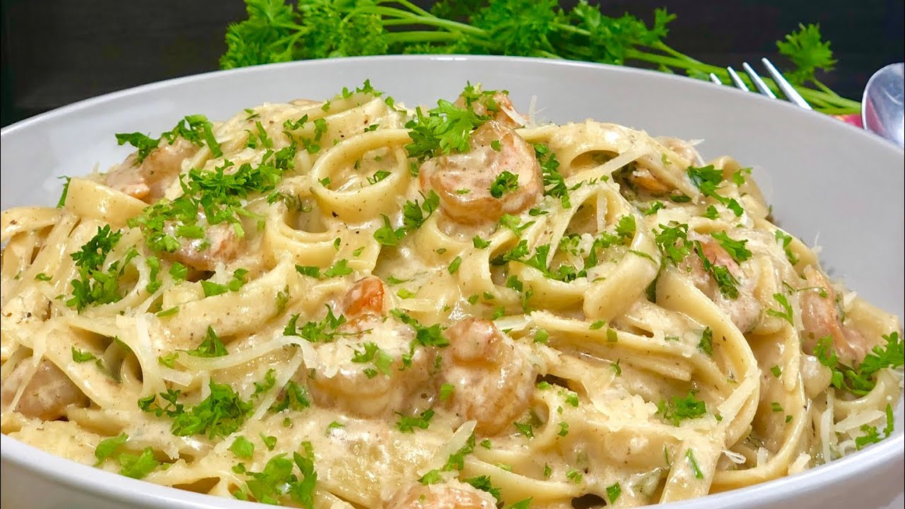 Creamy Coconut Fettuccini Alfredo