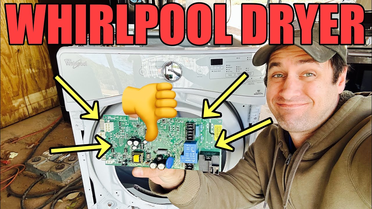 Почему эта электрическая сушилка Whirlpool не включается | Быстрая разборка и проверка компоненто...