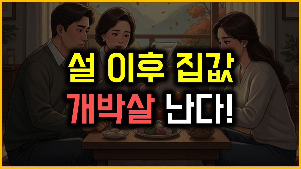 설 이후 집값 - 개박살 난다!