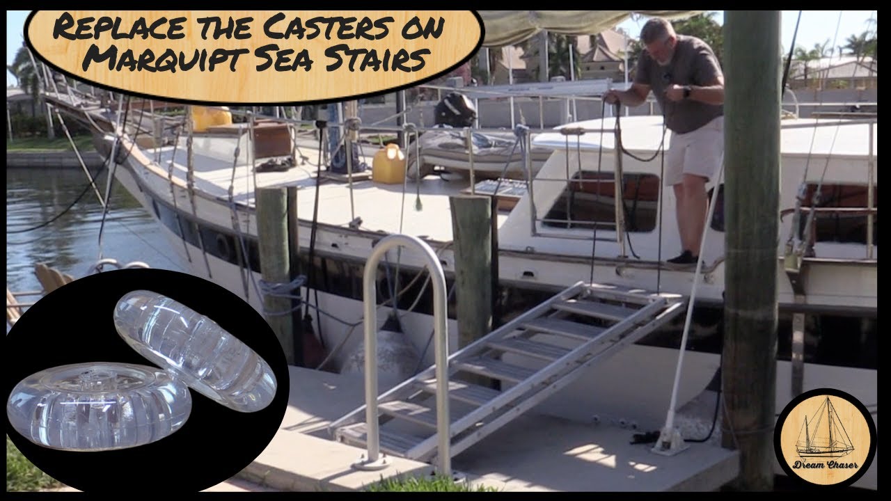 Replacing wheels on Marquipt Yacht/Sea Stairs