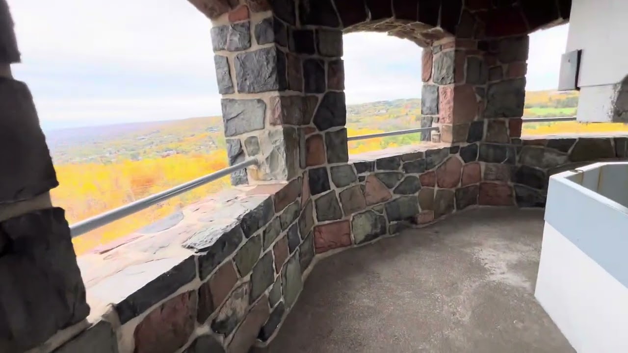 The third and fourth floors of Enger Tower in Duluth, Minnesota