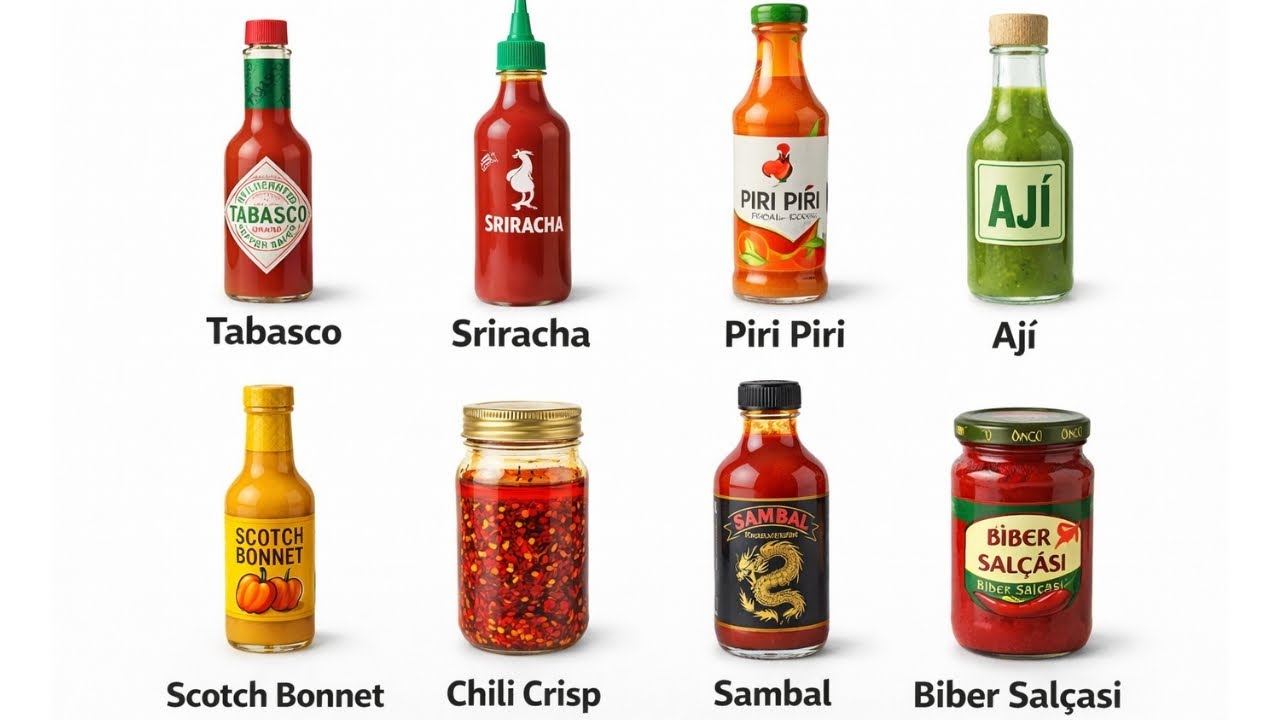 Cada salsa picante explicada en 8 minutos