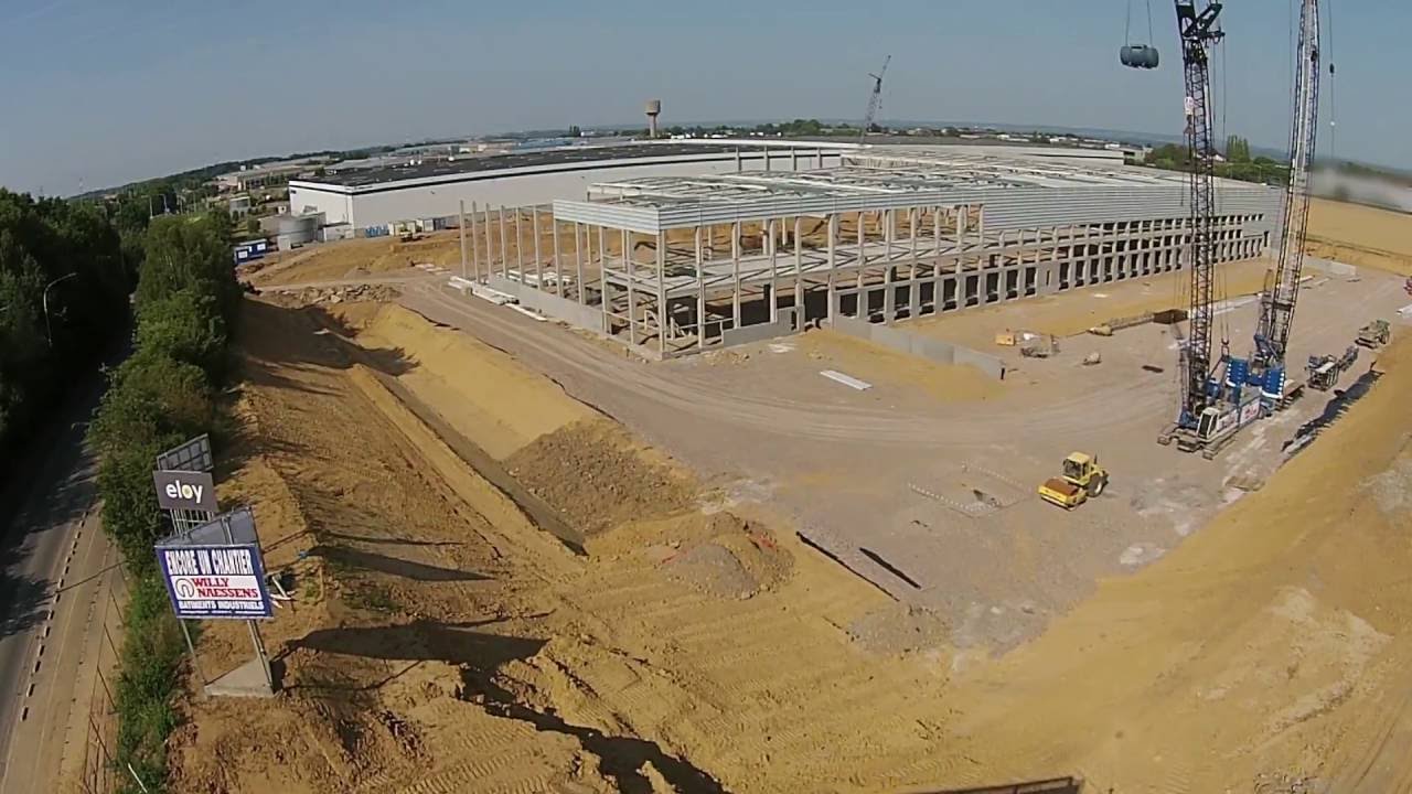 Skechers Centre logistique Européen s'agrandit à Milmort.