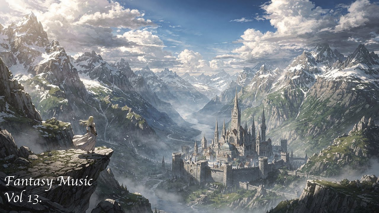 Fantasy Ambient Music for Studying & Focus | Relaxing Instrumental Background – Vol. 13