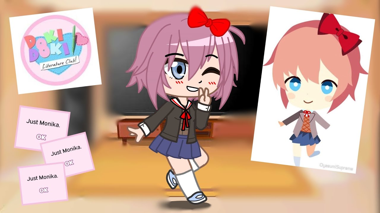 Gacha fandoms react to Doki Doki Literature Club || Sayori || part 2 || gacha club ||