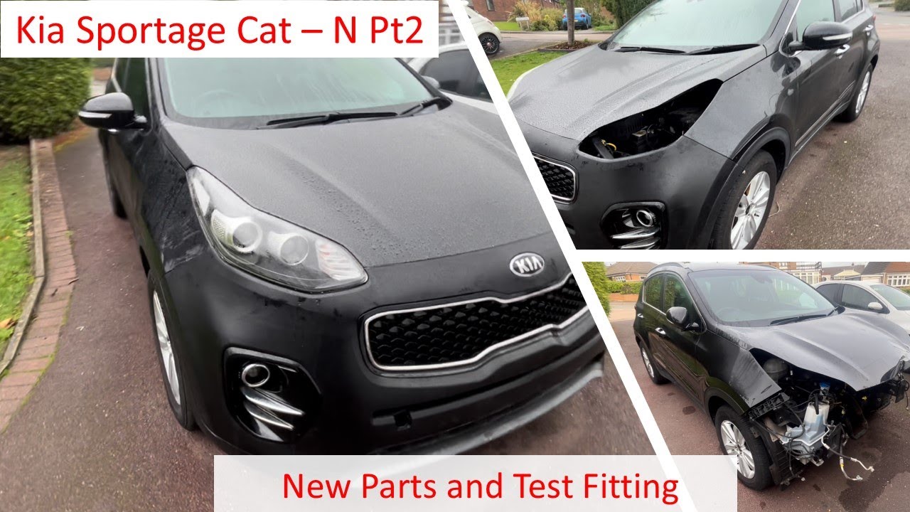 Kia Sportage 2018 Cat-N Pt2 - Parts Purchased, Test Fitting and Getting Ready for MOT