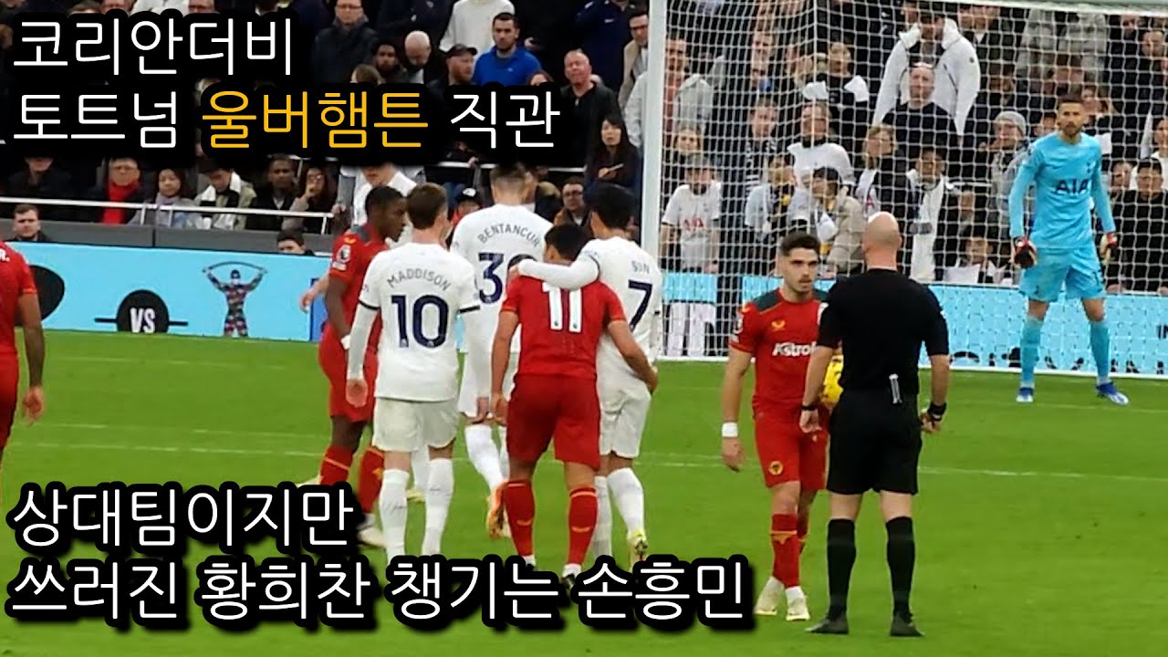 [직관 VLOG] 코리안더비 상대팀이지만 쓰러진 황희찬 챙기는 손흥민