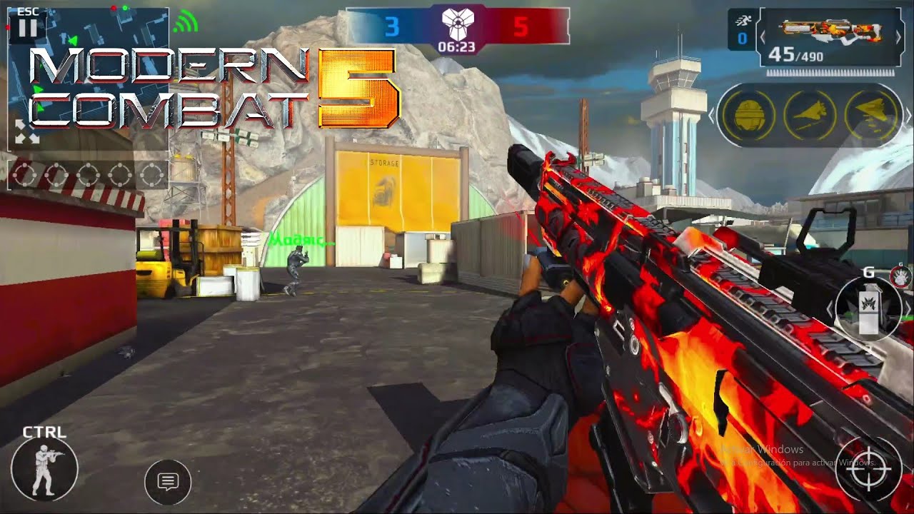 PARTIDAS ARDIENTES con Pros y Hacker  😅🔥 - Modern Combat 5 2024 Gameplay