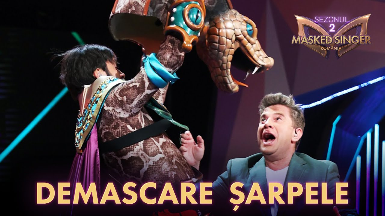 Șarpele și-a dezvăluit identitatea la Masked Singer România. Radu Vâlcan era sub mască