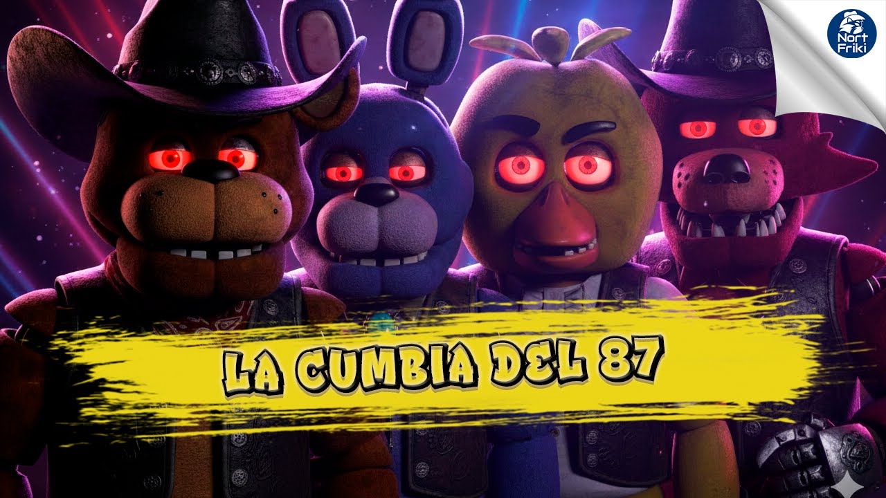 La Cumbia del 87🕺🏼 | Five Nights at Freddy's (Versión QUEBRADITA) - The Living Tombstone Remix