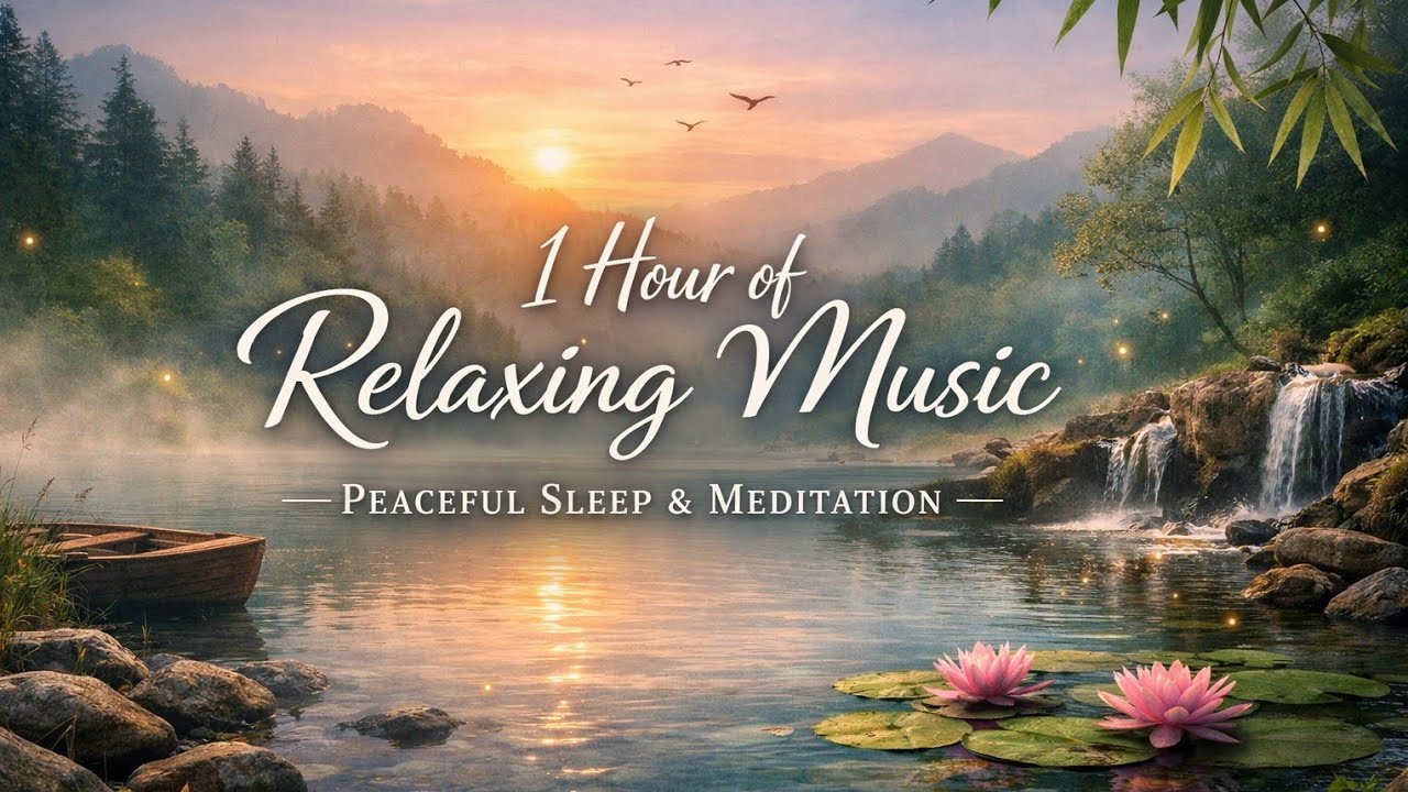 1 Hour Relaxing Music 🌿 Peaceful Sleep, Meditation & Stress Relief