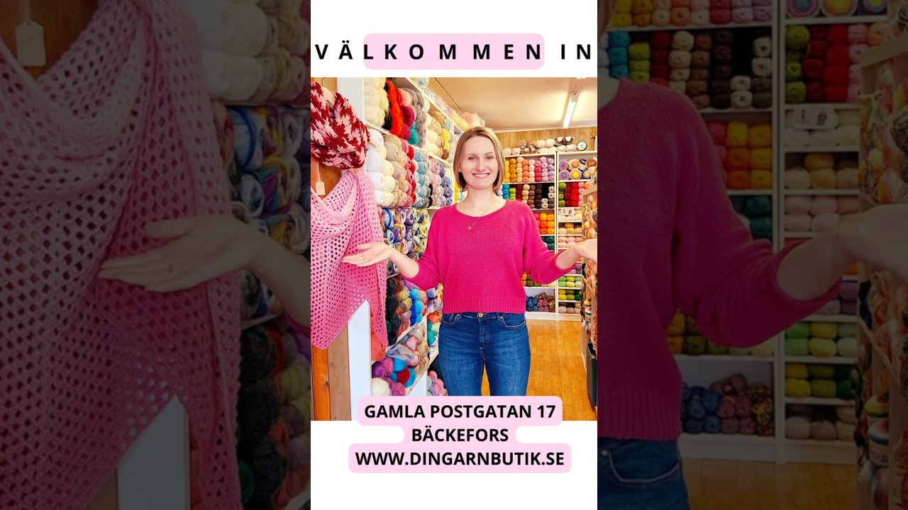 V&auml;lkommen till Dalslands st&ouml;rsta garnbutik &ndash; mitt i B&auml;ckefors #garnbutik #garnparadis