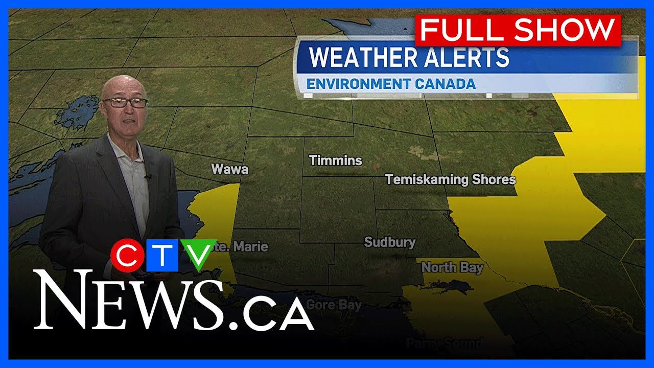 Lake-effect snow squalls prompt weather alerts | CTV News Northern Ontario at Five for Dec. 3, 2025