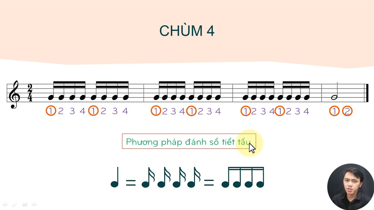 BÀI 10: CHÙM 4 VÀ NỐT MÓC KÉP [Khóa học nhạc lý cơ bản & thực hành]