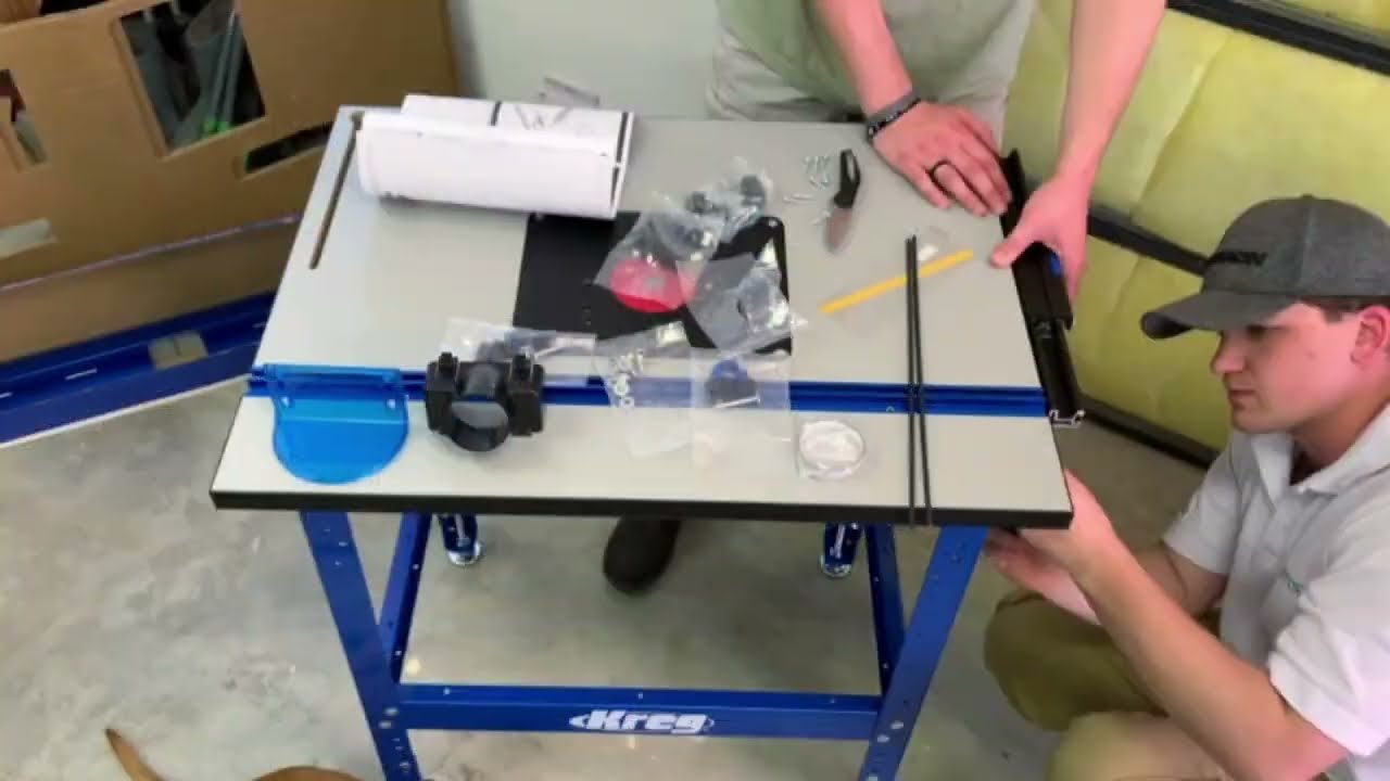 Kreg Precision Router Table Setup with Triton Router Precision Dual Model 2400W TRA001