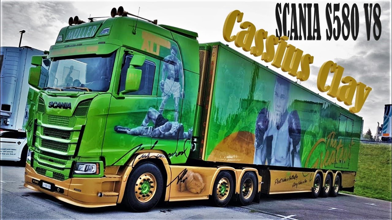 Muhammad Ali ( Cassius Clay ) Scania S580 V8 by Müller Ermensee GmbH