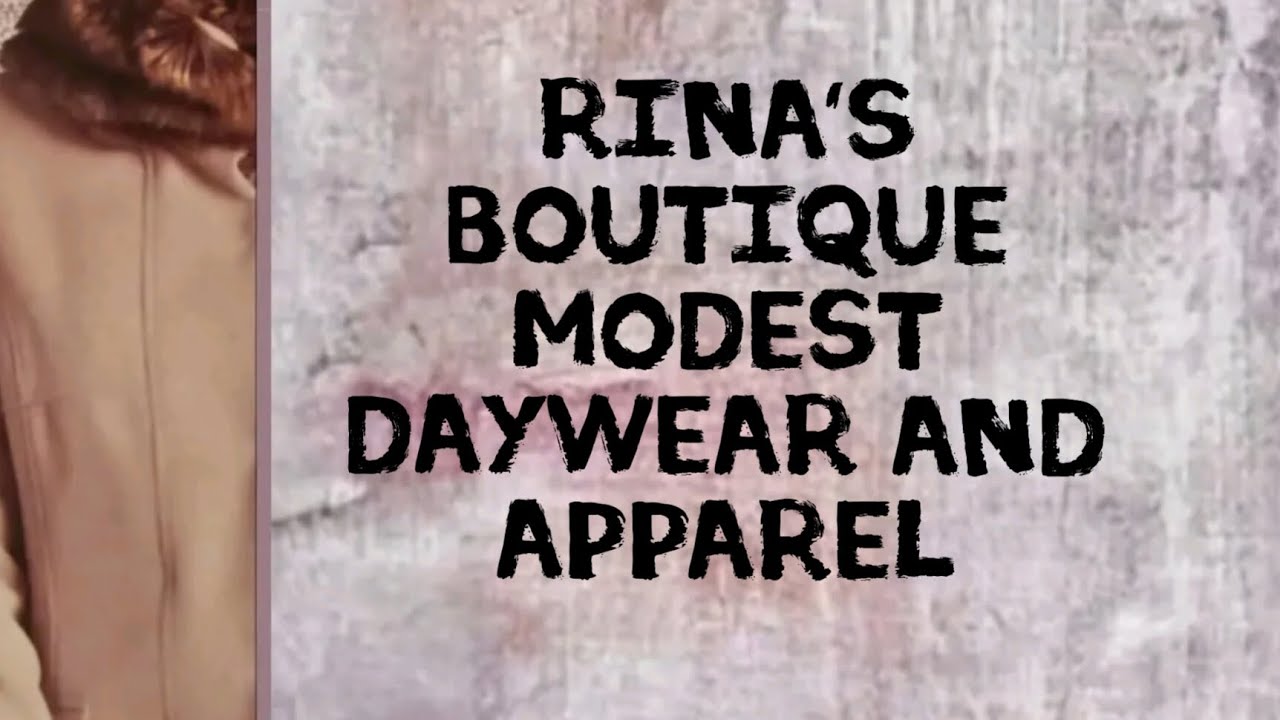 Modest Daywear And Apparel At Rina's Boutique - Italian Fashion