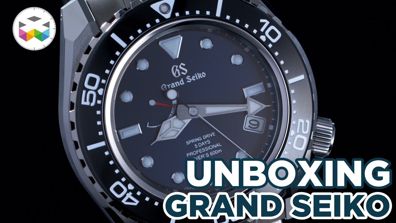 UNBOXING - Grand Seiko Professional Diver's 600M - 60th Anniversary Timepiece