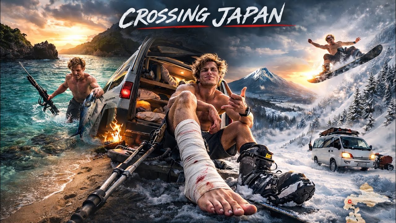 Spearfishing and Snowboarding : Crossing Japan Solo 