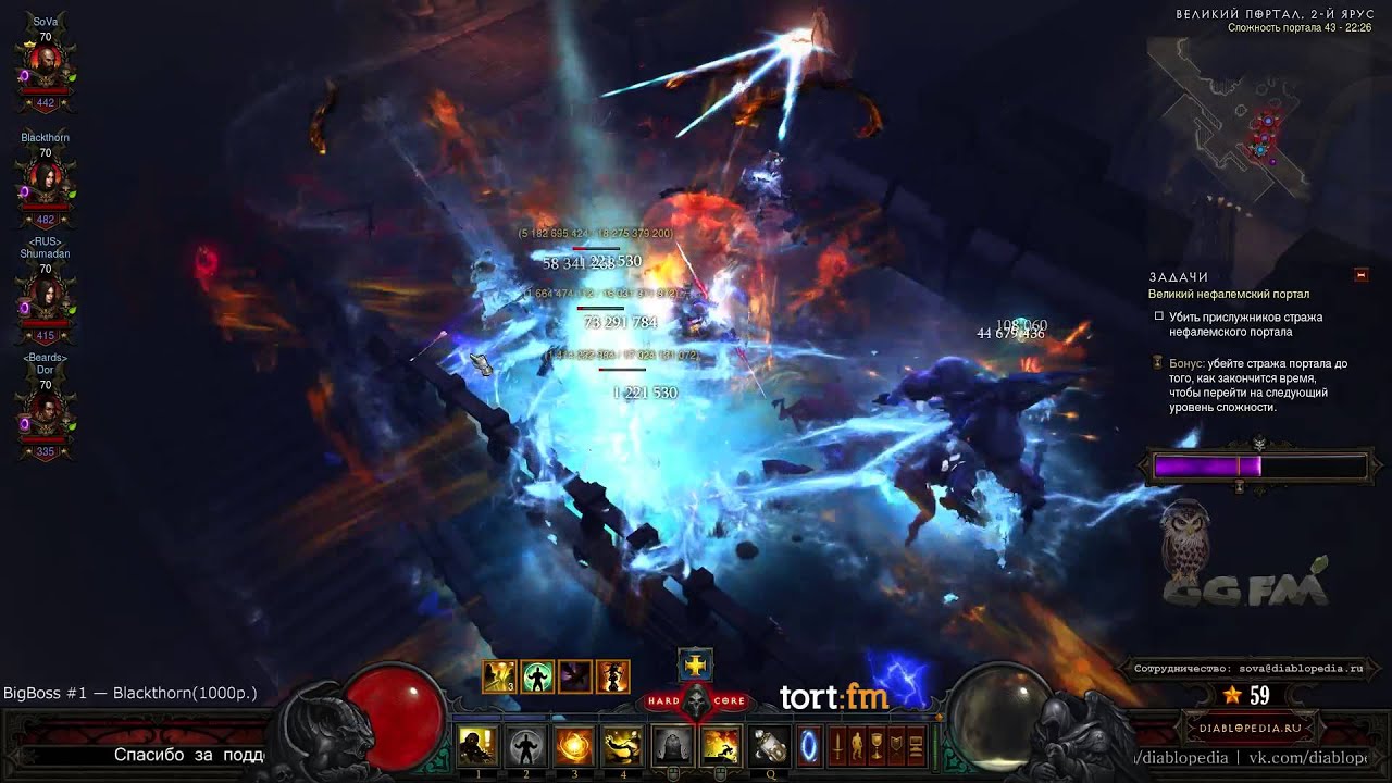 Великий портал #43, II сезон | Greater Rift HardCore &mdash; Diablo III: RoS