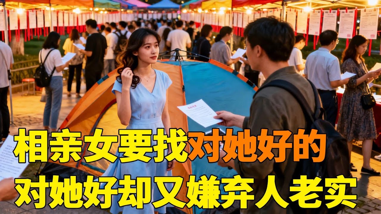 相亲女要找对她好的，却嫌弃好人老实不喜欢？除了渣男谁还能满足！？