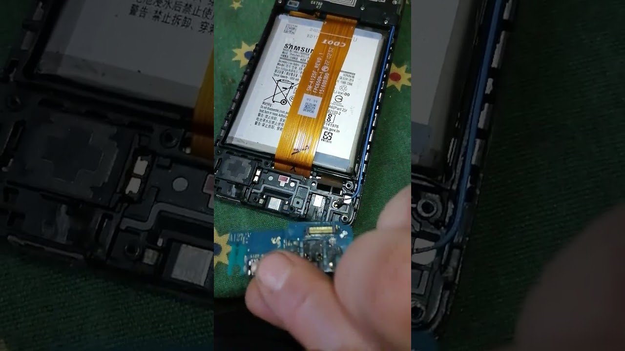 Samsung A12 töltő àramkör csere/ charge-plug change