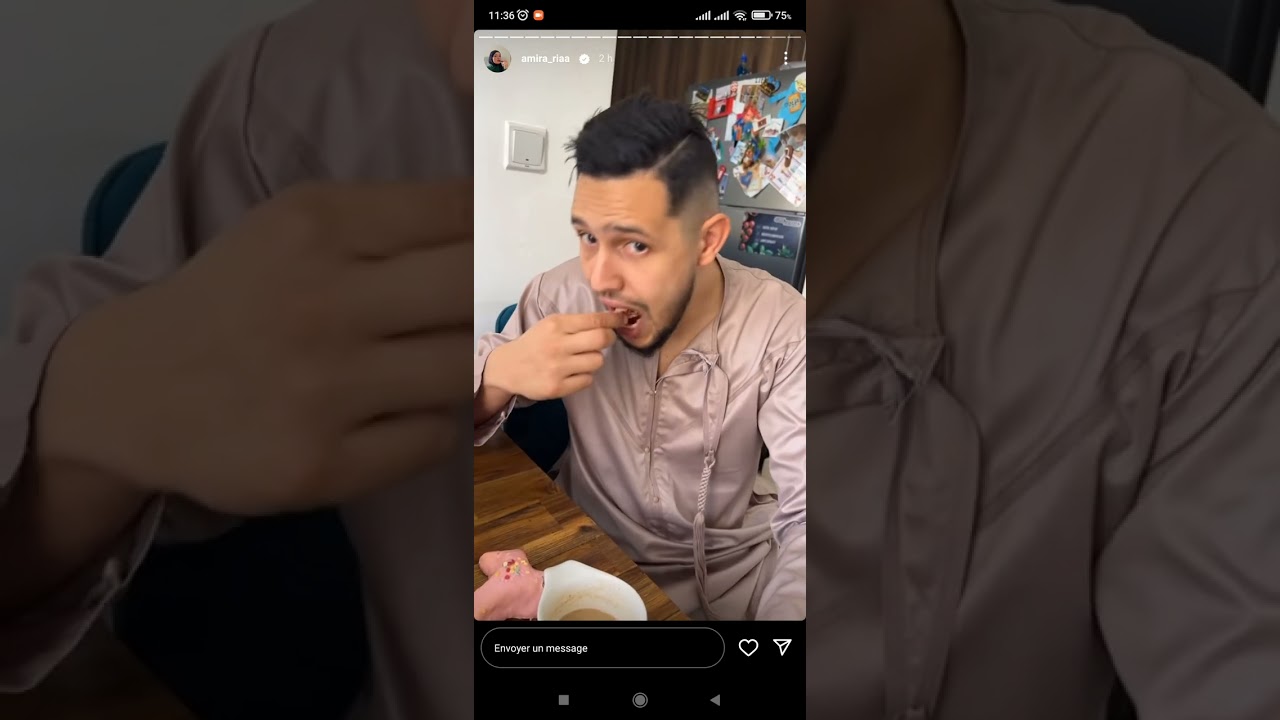 ستوري اميرة ريا صحا عيدكم stories Amira riaa