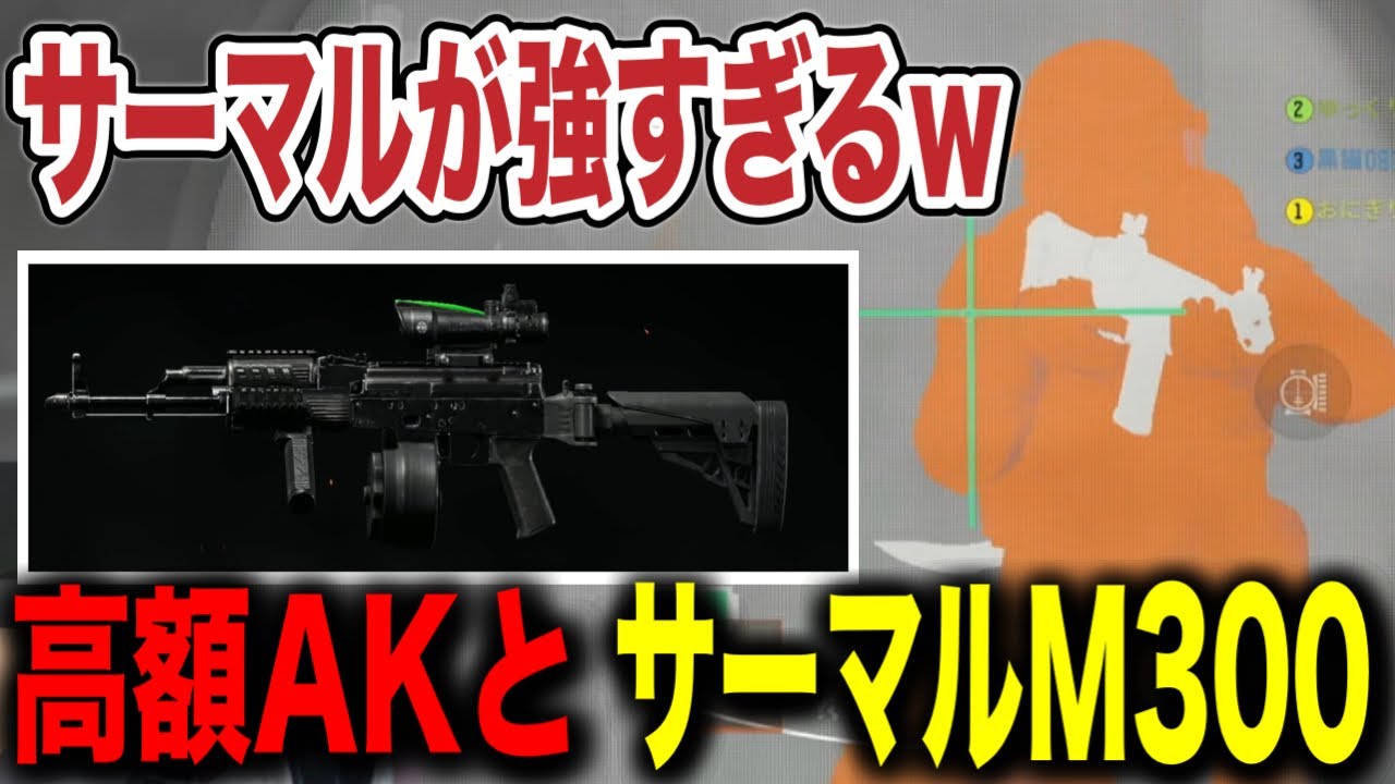サーマル使って一方的な射撃！！理不尽を押し付けようの会です。【arenabreakout】アリーナブレイクアウト#shorts 
