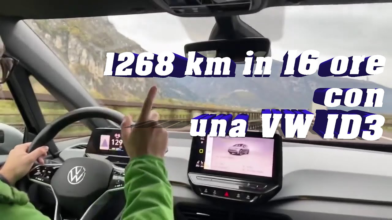 Le nostre video prove - In 16 ore 1.268 km con la Volkswagen ID.3