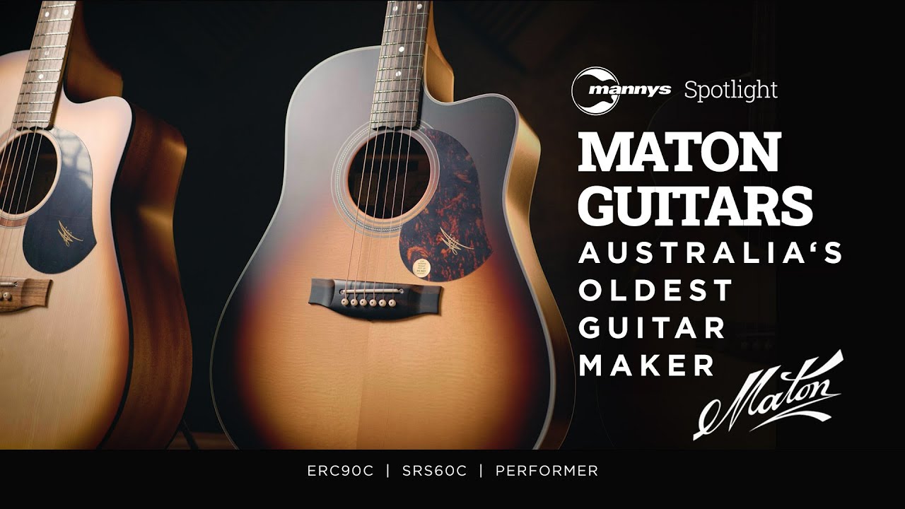 Maton Guitars: Australia's Oldest Guitar Maker [ft. ER90C, SRS60C & Performer Guitars]