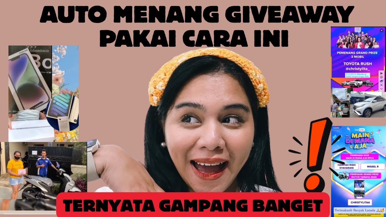 Cara Menang Giveaway Berkali-kali | Tips Menang Giveaway dari Pengalaman Sendiri