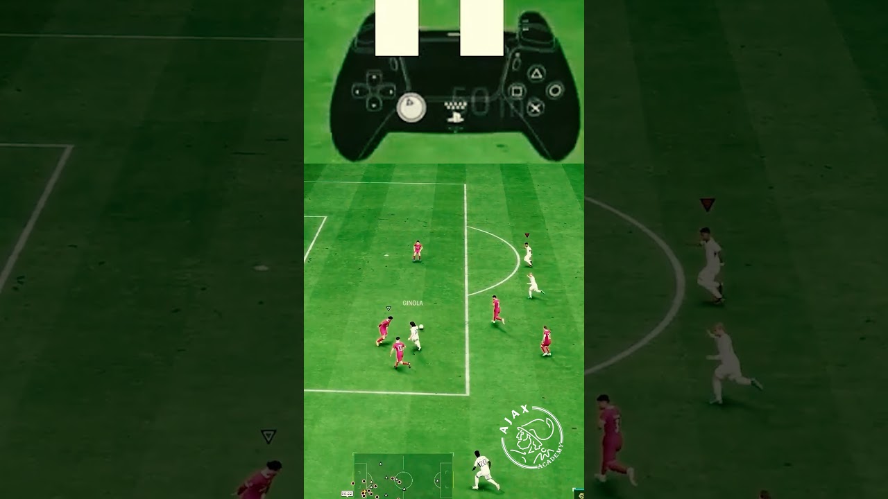 КОНТРОЛИРУЕМЫЙ ПРИЕМ МЯЧА в EA FC 24 #shorts