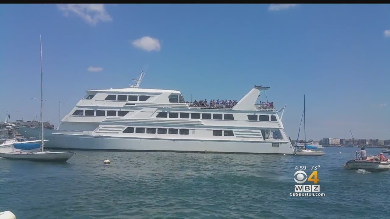 Boston Harbor Cruise Ship Loses Propulsion, Hits Moored Boats