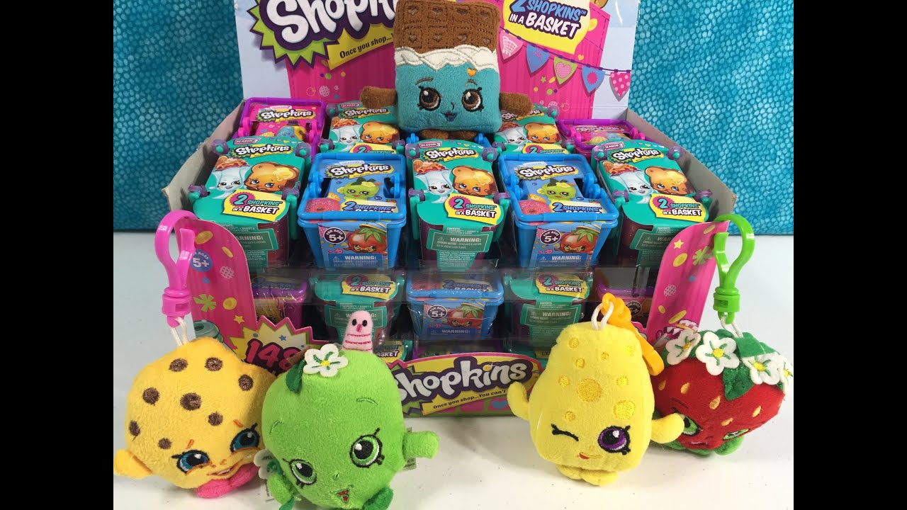 Распаковка Shopkins Palooza Сезон 1 2 3 Полная коробка 2 набора Скрытые корзины