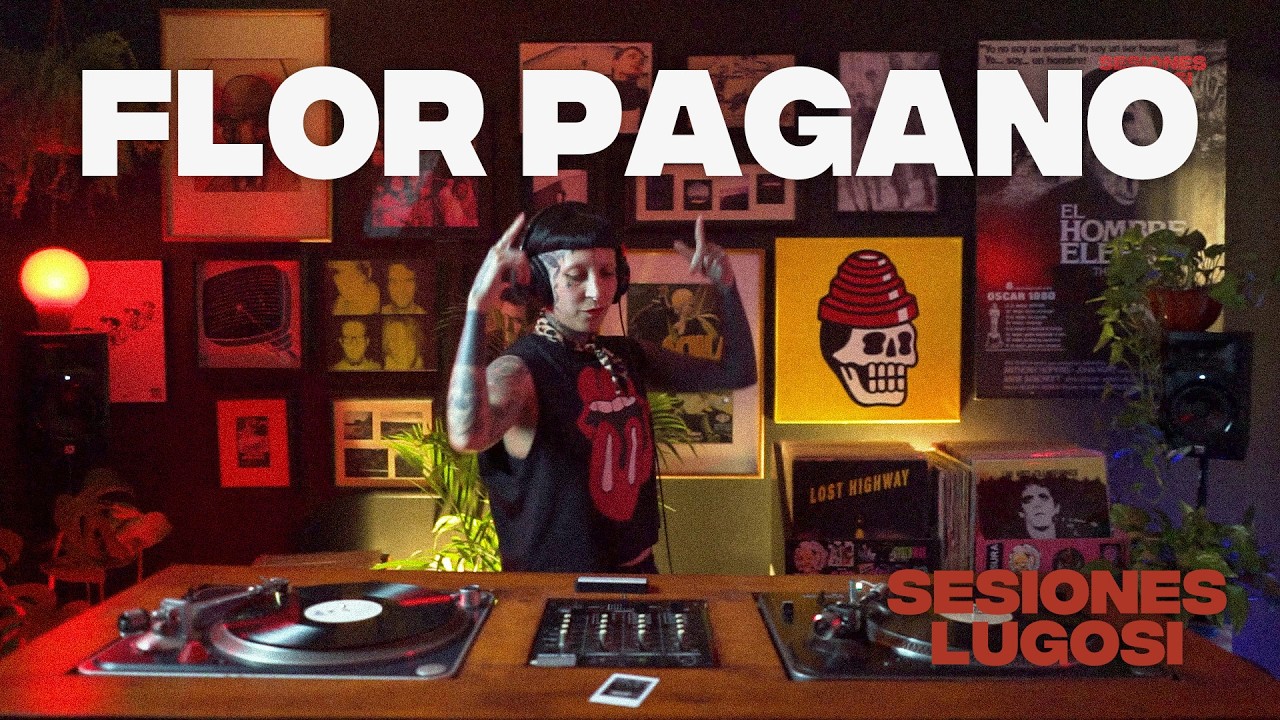SESIONES LUGOSI | Flor Pagano (Synth-Pop/Proto-Punk/Glam Rock/Post-Punk Vinyl Set)