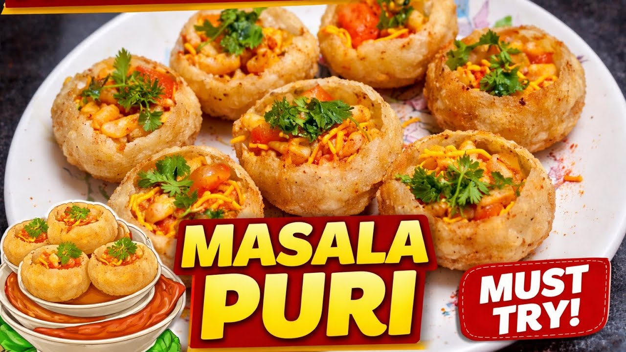 Bachi Hui Pani Puri Se Masala Puri | Zero Waste Snack | Street Style | AshuuCookHouse