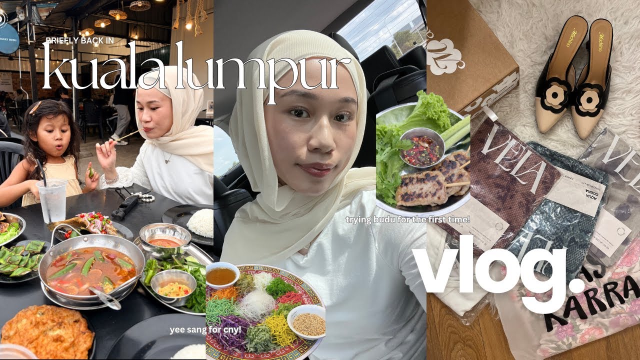 VLOG| pre-ramadhan moments 🌙 + what i eat in a day back in KL 🍥
