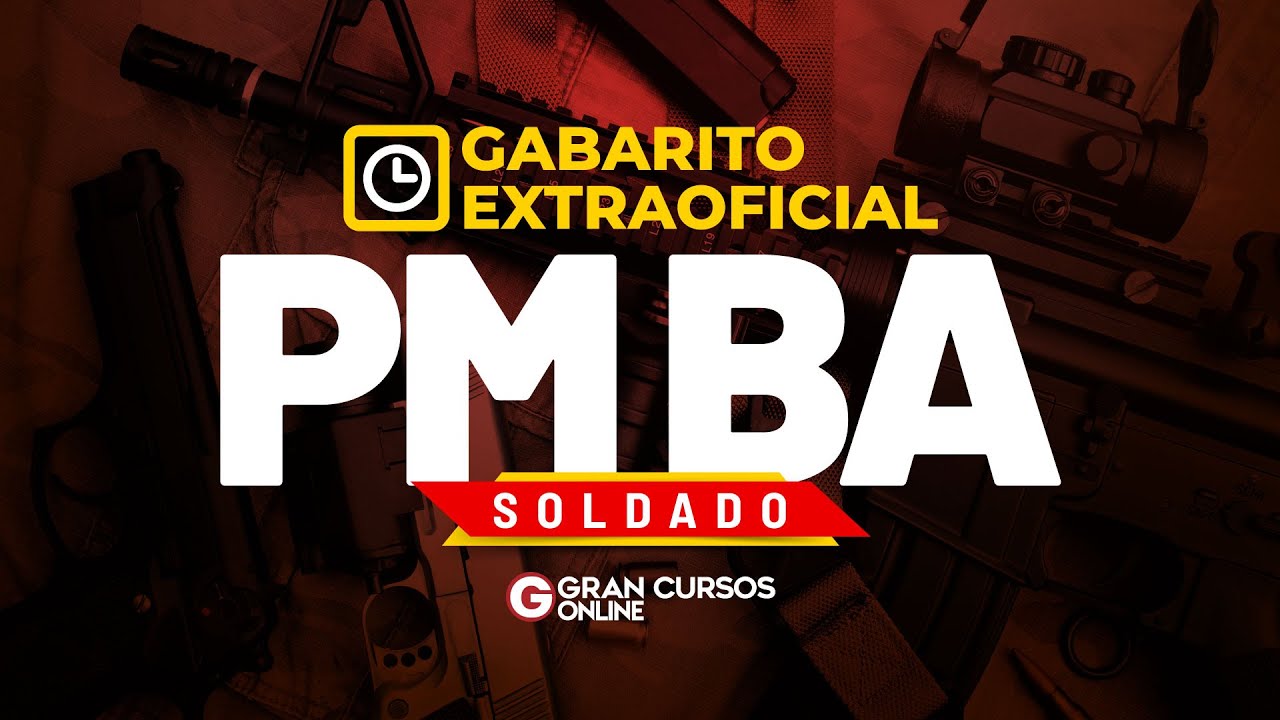Concurso PM BA Soldado - Gabarito Extraoficial