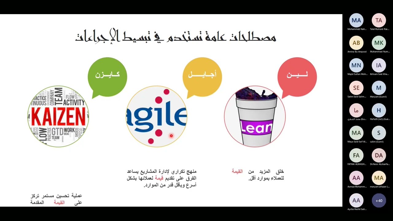 تبسيط الإجراءات الحكومية - د. يوسف بن ناصر الخميسي #لين #أجايل #كايزن