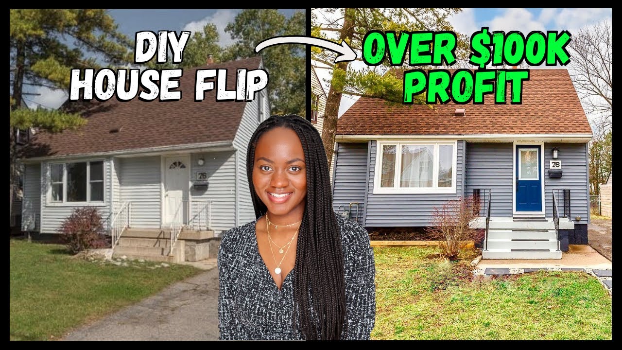 I MADE OVER $100,000 PROFIT ON MY FIRST HOUSE FLIP?? | DIY House Flip | Renovation Cost & Profit