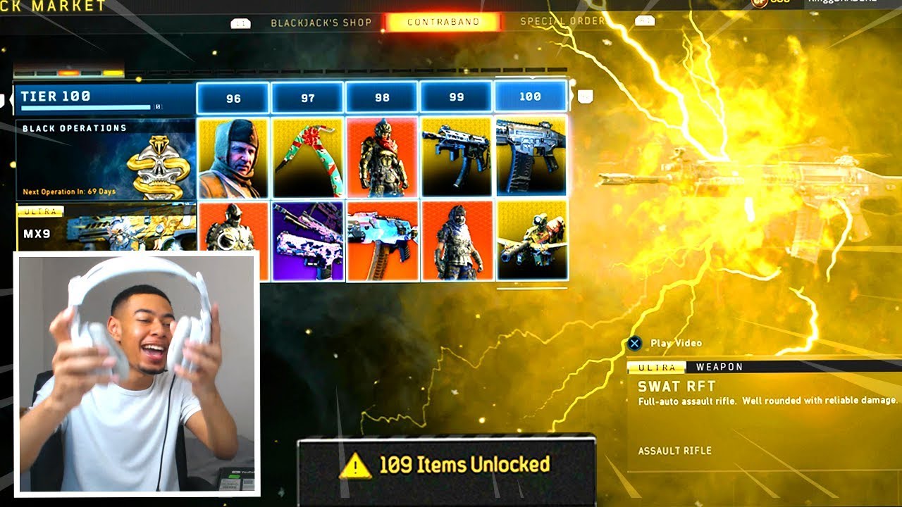 Я разблокировал ВСЕ 100 УРОВНЕЙ в Black Ops 4 OPERATION ZERO! *НОВОЕ* (100% РАЗБЛОКИРОВАНО)