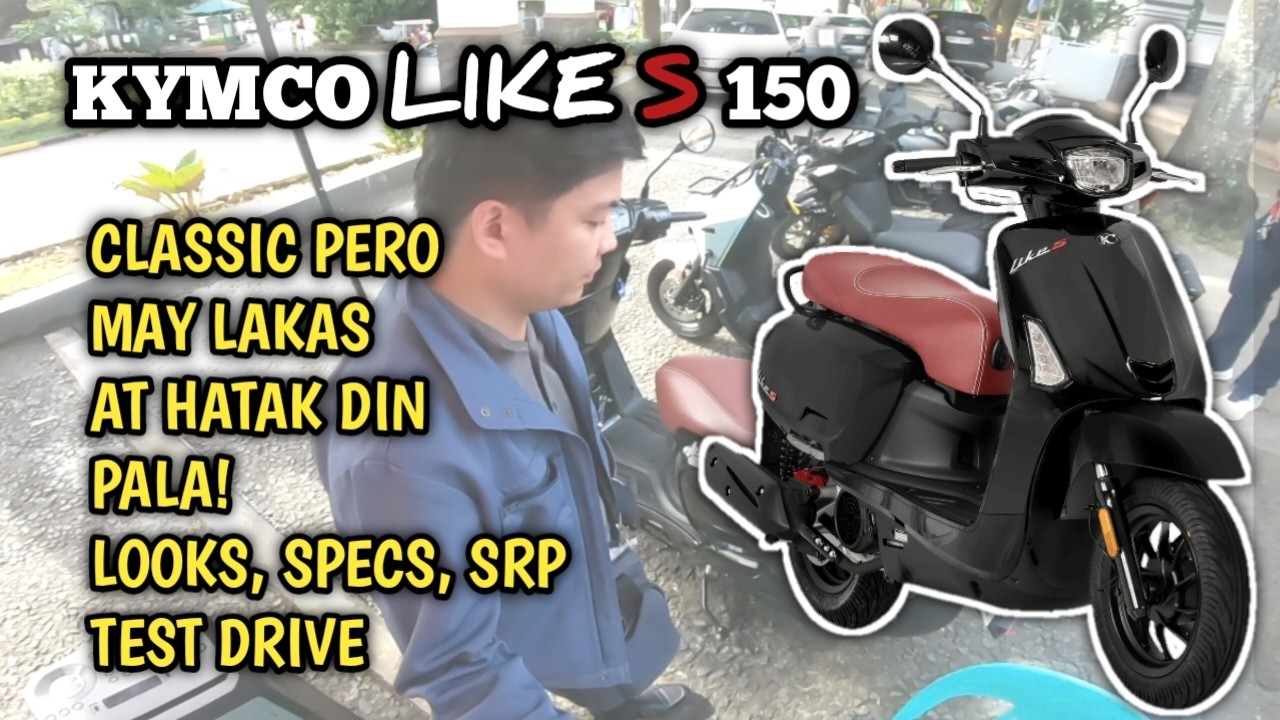 KYMCO LIKE S 150 LOOKS, SPECS AT FEATURES, SRP, TEST DRIVE | DUDE YMARTV